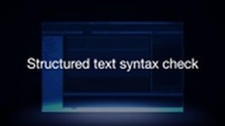 MELSOFT GX Works3 Tutorial No10 quotStructured text syntax checkquot  Mitsubishi Electric [upl. by Naima]