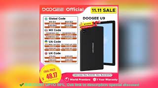 ✔️DOOGEE U9 KID Tablet 101quot IPS Display WiFi6 7GB34 64GB Quad Core W [upl. by Hands520]