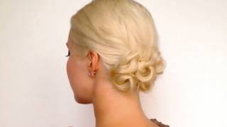 Easy shoulder length hair updo Прически на каждый день своими руками [upl. by Valdas]