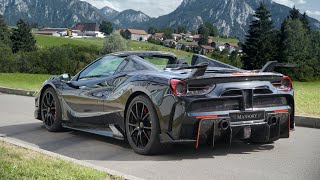 MANSORY Ferrari 488 Exhaust Sound [upl. by Oelak]