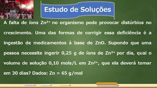 Questão Comentada  Vestibular UFU  Química [upl. by Nochur]