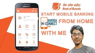 Bank Of Baroda Mobile Banking Register And Active In 2 min l Baroda MConnect Plus Activation [upl. by Thagard882]