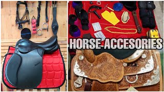 Super Leather Horse Accessories Shop Surat amp Saddle Giveaway  All India Delivery [upl. by Jeni]