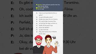 A1A2 DIALOGE zum Lesen amp Hören  Deutsch lernen durch Hören DldH dldh learninggerman [upl. by Nnyleak36]