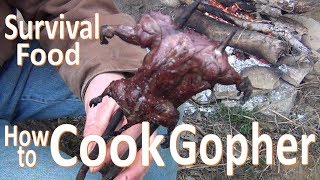 How to Skin and Cook Gopher [upl. by Nothgierc]