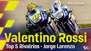 GrazieVale  Rossis Greatest Rivalries Jorge Lorenzo [upl. by Atsahc]