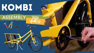 Yuba Kombi Compact Cargo Bike  Assembly [upl. by Coleman]