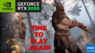 GOD OF WAR  RTX3050 LAPTOP  i5 11400H  4GB VRAM [upl. by Weixel]