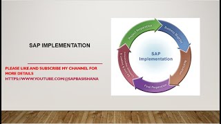 SAP Implementation Project  Explaining [upl. by Yehsa737]