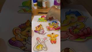 How to make stickers  DIY  Watercolor 💕🫰🏻 diy craft stickers love artist cute bappa [upl. by Mallorie]