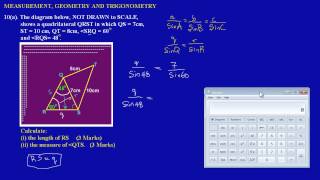 CSEC CXC Maths Past Paper Question 10ai May 2012 Exam Solutions Answers by Will [upl. by Birgit141]