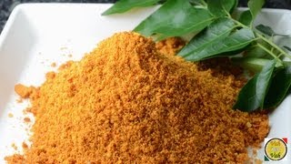 Gun Powder For Idli Dosa Tava Fry  By Vahchef  vahrehvahcom [upl. by Enyawud]