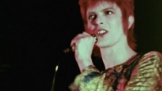 David Bowie  Suffragette City  live 1972 rare footage2016 edit [upl. by Stephenie]