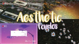 Aesthetic background  Fondos para tus vídeos Descarga gratis iSaraa Art [upl. by Marketa]