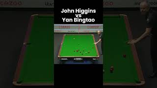 John Higgins vs Yan Bingtao snooker snookermoments [upl. by Ennayelhsa350]