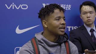 Markelle Fultz  NBA China Games Practice 10418 [upl. by Iglesias]