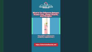 What Is The Difference Between Home Care Home Health and Hospice [upl. by Ykcub]