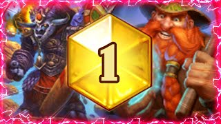 NEW Warrior deck is Dominating the Meta  Legend to Rank 1  Hearthstone [upl. by Buffo203]