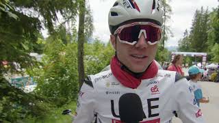 Marc Hirschi  Interview at the finish  Stage 8  Tour de Suisse 2024 [upl. by Intyrb]