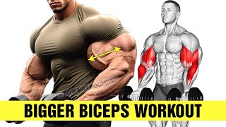 5 BEST Exercises for BIGGER BICEPS [upl. by Catlee]