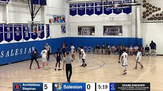 JV Basketball  Archbishop Stepinac vs Salesian [upl. by Adnuhsat138]