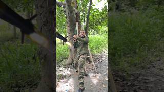 Fauji ne tent house ko top se udaya tabhi ⛺️😱 shorts ytshorts viralvideos tenthouse [upl. by Enylrac]