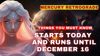 It starts today You Must know These Mercury Retrograde From November 26th to December 16th 2024 [upl. by Yole]