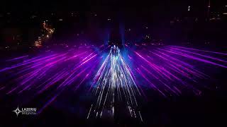 Sub Zero Project amp Wildstylez amp JDX  The Showdown LASER SHOW by Lazeriuprojektailt [upl. by Ellon]