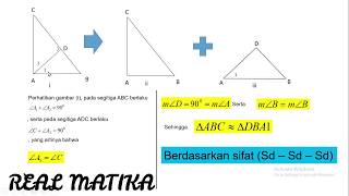 Membuktikan formula Matematika dengan konsep kesebangunan [upl. by Ynned]