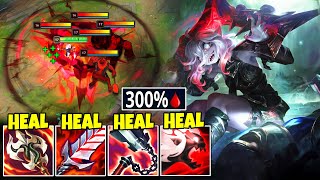 BRIAR BUT MY ATTACKS HEAL MY ENTIRE HEALTH BAR MAX LIFESTEAL BUILD  League of Legends [upl. by Yecnuahc]