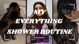 MY EVERYTHING SHOWER ROUTINE🛁 haircare  Gayathri [upl. by Amat]