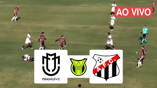 MARINGÃ X ANÃPOLIS AO VIVO E COM IMAGENS  CAMPEONATO BRASILEIRO SÃ‰RIE D [upl. by Pallaten]