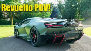 1015HP Lamborghini Revuelto POV Test Drive  CRAZY Accelerations with TUNNEL RUNS [upl. by Calhoun736]