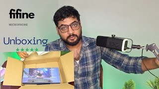 Unboxing the Fifine AM8T Microphone  Fifine AM8T Mic Unboxing amp Review  Fifine AM8T Microphone [upl. by Rihana]