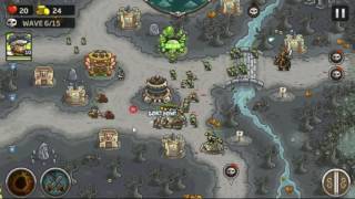 Kingdom Rush Frontiers  DESECRATED GROVE  Campaign  Veteran Hard [upl. by Kessiah]