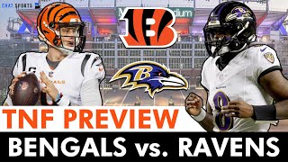 Bengals vs Ravens Preview Prediction Injury Report Tee Higgins Isaiah Likely  NFL Week 10 TNF [upl. by Doak]