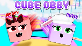 CUBE Obby With MOODY Roblox [upl. by Sirois]