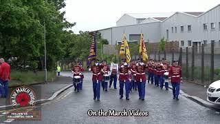 Portadown True Blues  Drumderg Loyalists Band Parade 2024 [upl. by Hilleary]