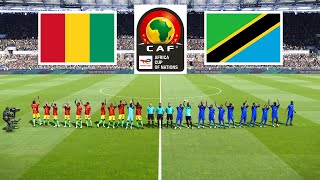 Guinea vs Tanzania  AFRICA CUP OF NATIONS QUALIFICATION 2025 [upl. by Efar]