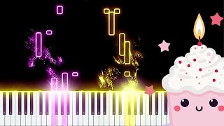 Happy Birthday Beautiful Easy Piano  Tutorial [upl. by Suu]