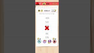 Brain Test 1 Level 67quot Click them from low to highquot FactandBraingaming [upl. by Ettenotna768]