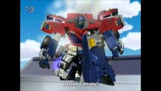 GF Master Galvatron vs Galaxy Convoy [upl. by Blase]