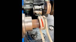 Round chamfering process for iron rods｜Good machines and tools can make work easysatisfying [upl. by Ibbor]