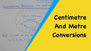 How many centimetres make a metre cm and m conversions [upl. by Odnomyar]