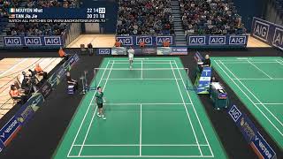 Match point  Nhat Nguyen vs Tan Jia Jie  MS Final  Irish Open 2024 [upl. by Mahla]