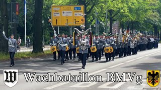 Preußens Gloria  Regimentsgruß  Wachbataillon der Bundeswehr  Stabsmusikkorps Schloss Bellevue [upl. by Nnawaj]