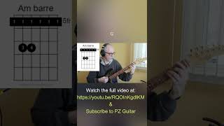 Beginners practice barre chords with Iggy Pops The Passenger shorts barrechords [upl. by Bron]