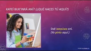 Lets Talk Taíno en español 101  ¿Qué haces tú aquí [upl. by Keating]