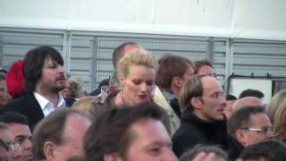 Topmodel Franziska Knuppe bei der AIDAsol Taufe in Kiel 942011 [upl. by Vaden952]