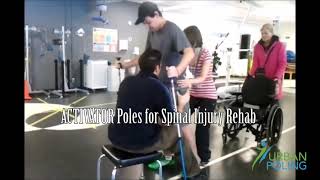 Urban Poling  Activator Poles for Spinal Injury Rehabilitation [upl. by Bathelda404]